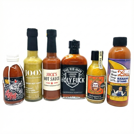 Taste of UK Sauce Pack (6 sauces)-Hop Burns & Black