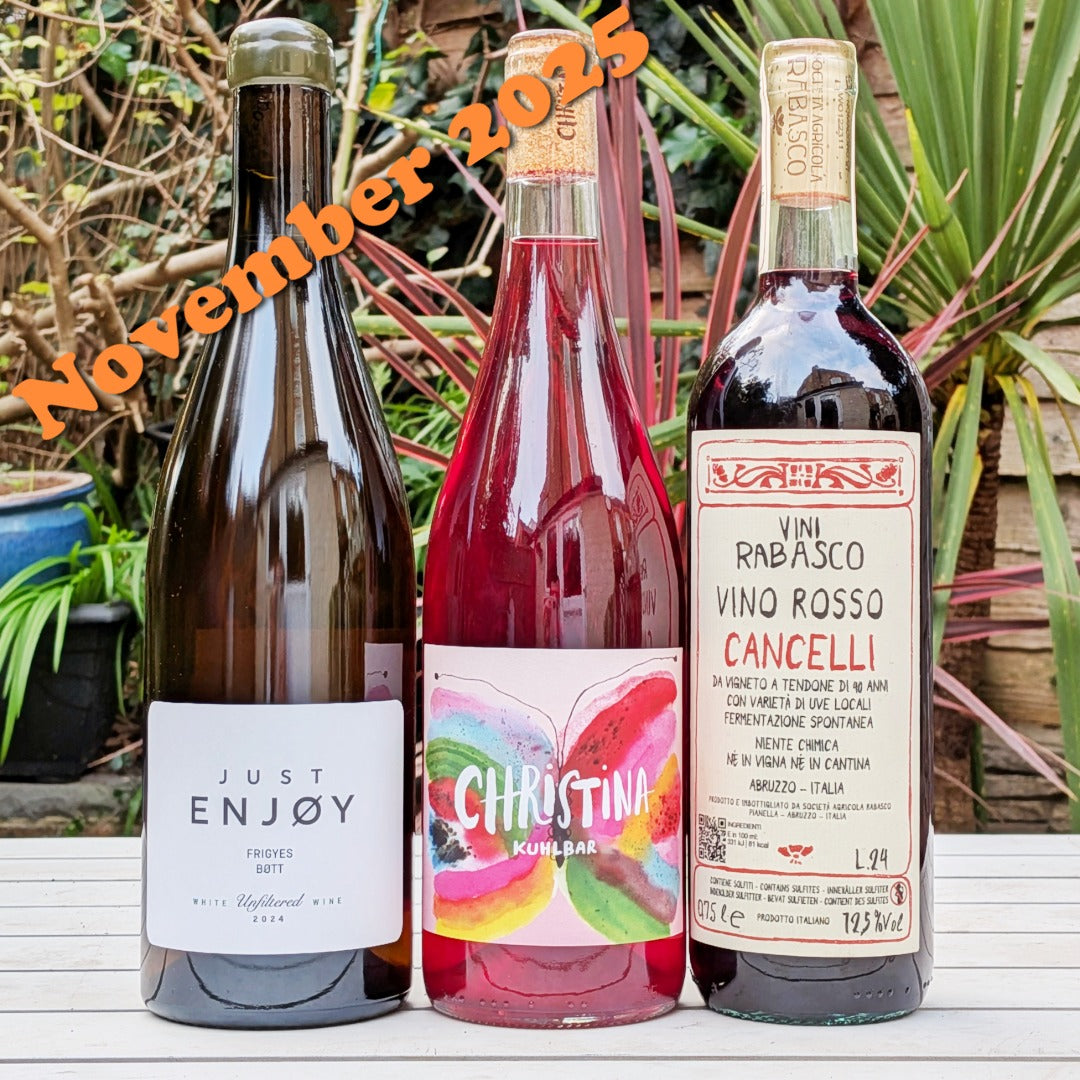 6 month pre-paid Natural Wine Killers GIFT wine box subscription-Hop Burns & Black