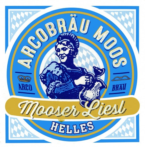 Arcobrau Mooser Liesl Helles 5.3% (500ml)-Hop Burns & Black