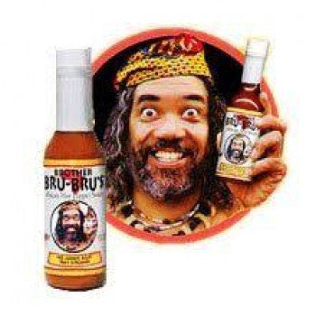 Brother Bru-Bru's African Hot Pepper Sauce (149ml)-Hop Burns & Black