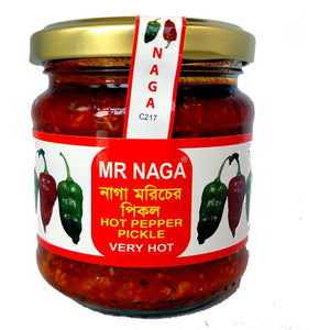 Mr Naga Hot Pepper Pickle (190g)-Hop Burns & Black