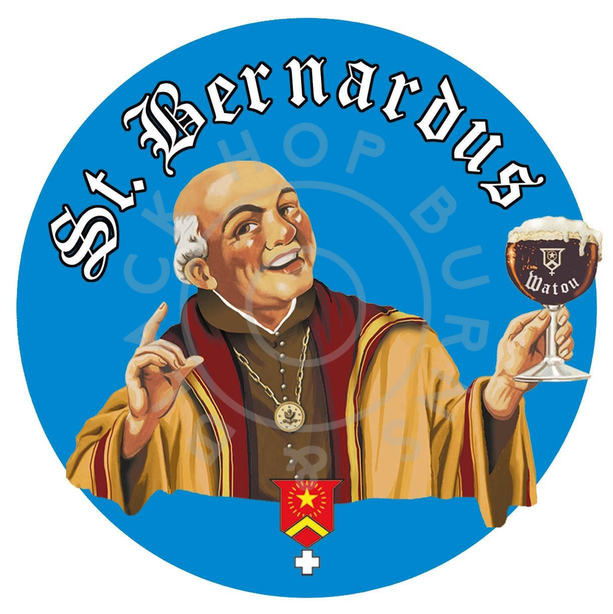 St Bernardus Pater 6 Dubbel 6.7% (330ml)-Hop Burns & Black