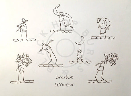 Gimlet Bar Bratton Seymour Cider Farmhouse Blend 2023 4% (750ml)-Hop Burns & Black