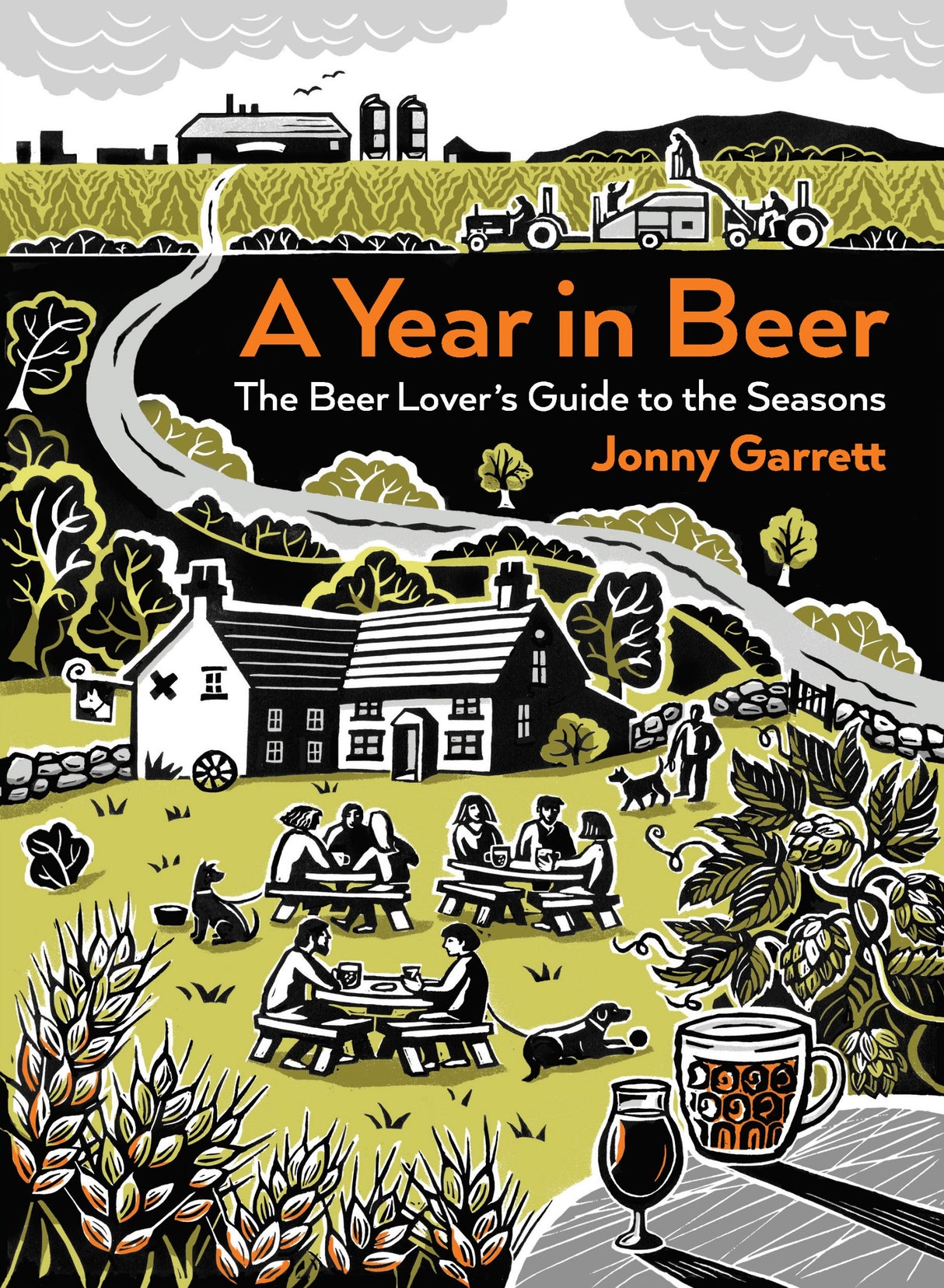 A Year In Beer by Jonny Garrett (book)-Hop Burns & Black
