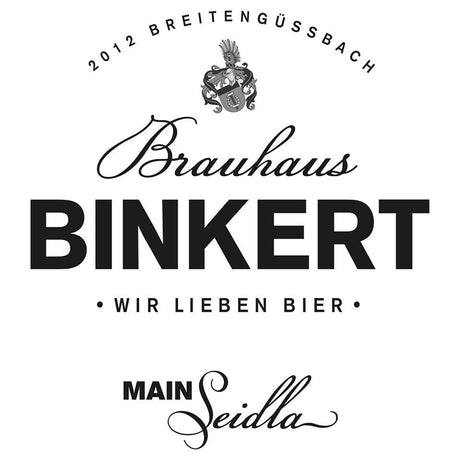 Binkert Main Seidla Helles 4.9% (500ml)-Hop Burns & Black