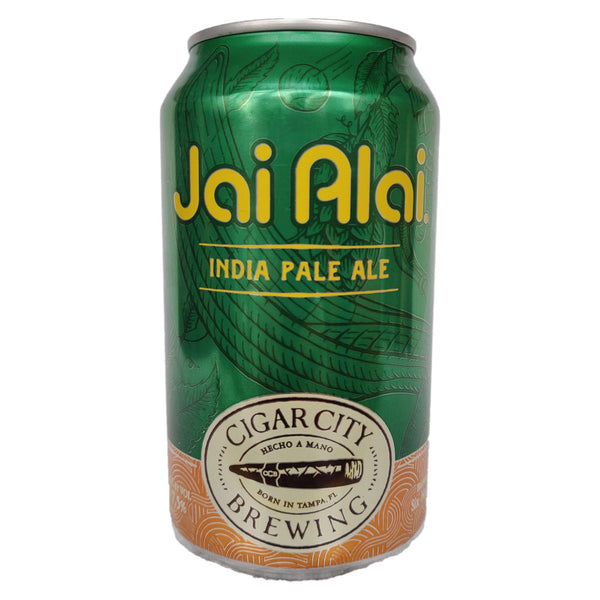Cigar City Jai Alai IPA 7.5% (355ml can)-Hop Burns & Black