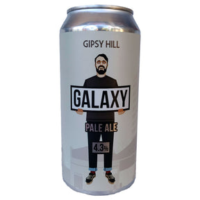 Gipsy Hill Galaxy Pale Ale 4.3% (440ml can)-Hop Burns & Black