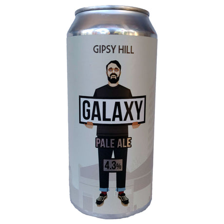 Gipsy Hill Galaxy Pale Ale 4.3% (440ml can)-Hop Burns & Black