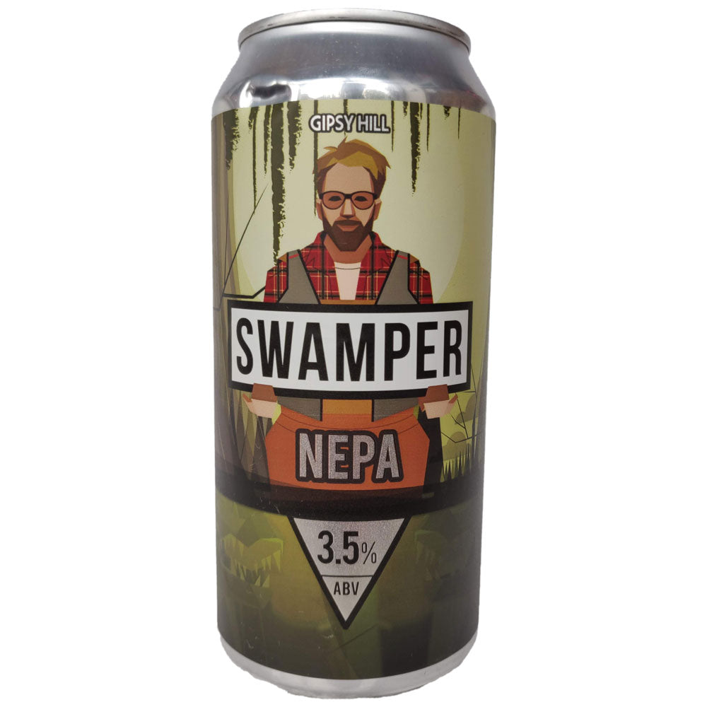 Gipsy Hill Swamper New England Pale Ale 3.5% (440ml can)-Hop Burns & Black