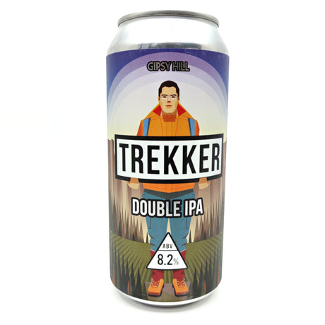 Gipsy Hill Trekker Double IPA 8.2% (440ml can)-Hop Burns & Black