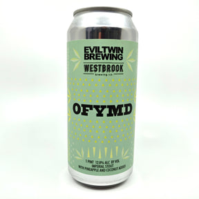Evil Twin x Westbrook OFYMD Imperial Stout 12.8% (473ml can)-Hop Burns & Black