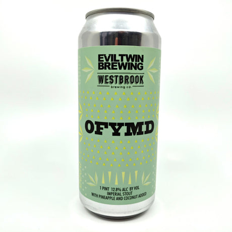 Evil Twin x Westbrook OFYMD Imperial Stout 12.8% (473ml can)-Hop Burns & Black