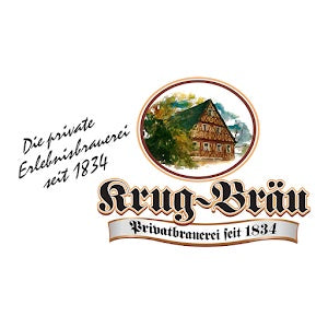 Krug-Brau Breitenlesauer Pilsner 4.9% (500ml)-Hop Burns & Black