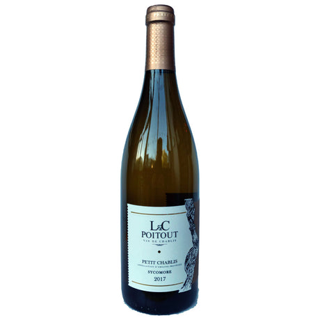 L&C Poitout Petit Chablis Sycomore 2017 12.5% (750ml)-Hop Burns & Black