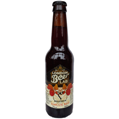 London Beer Lab x Bullfinch Simcoe Red IPA 7% (330ml)-Hop Burns & Black