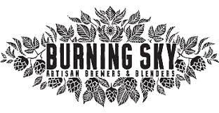 Burning Sky Blanche Witbier 4.5% (440ml can)-Hop Burns & Black