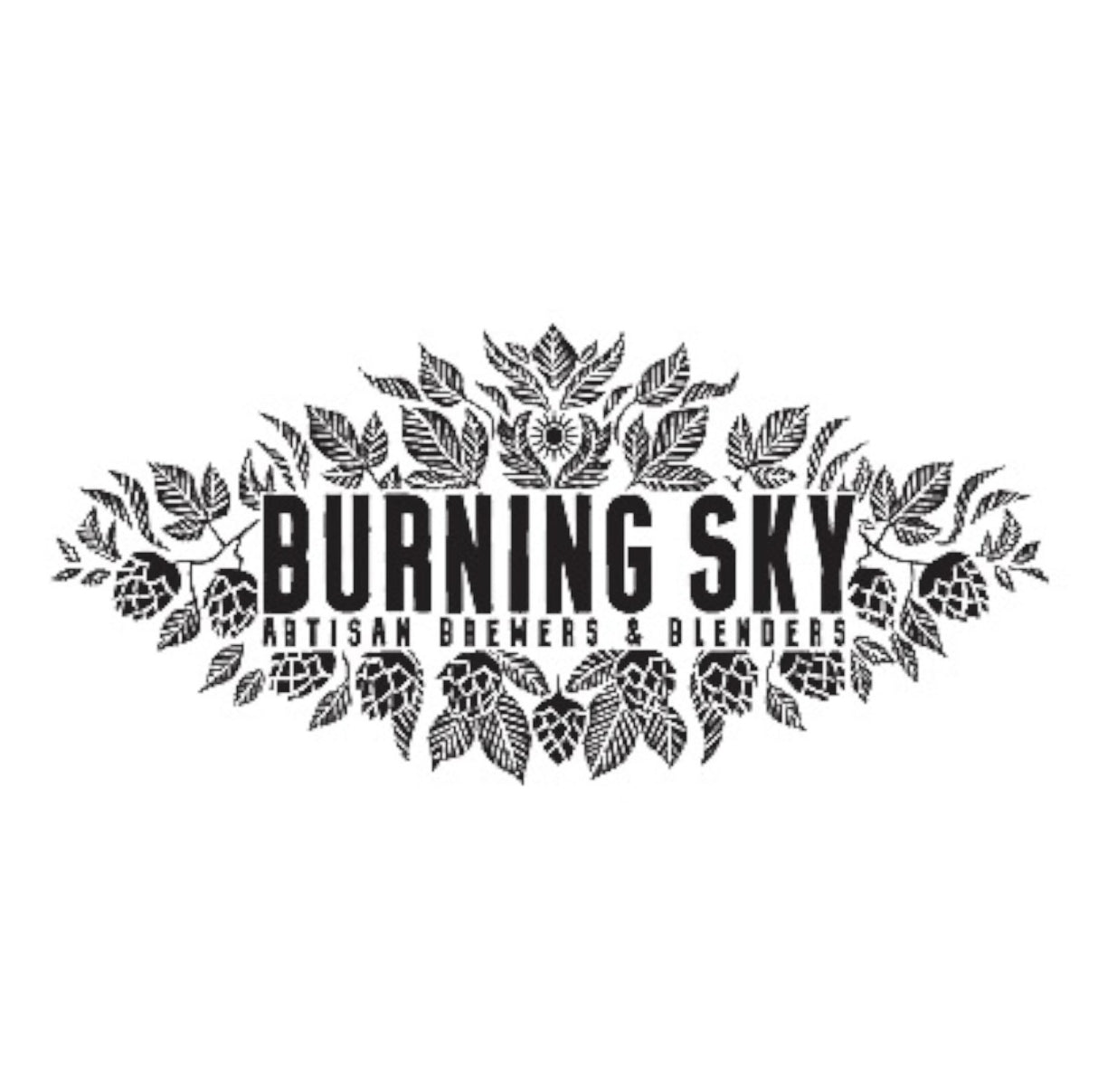 Burning Sky Industry Standard IPA 6% (440ml can)-Hop Burns & Black