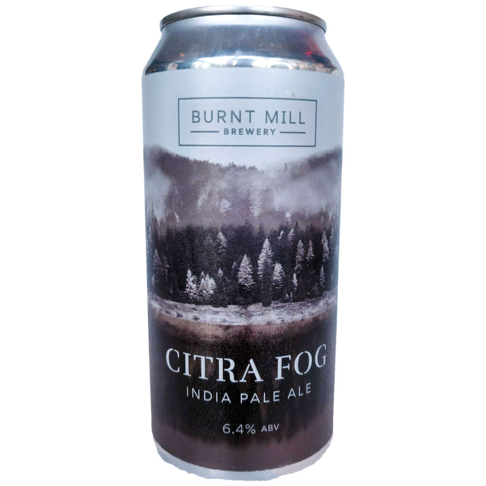 Burnt Mill Citra Fog IPA 6.4% (440ml can)-Hop Burns & Black