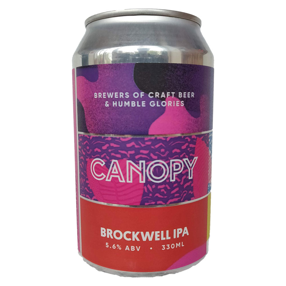Canopy Brockwell IPA 5.6% (330ml can)-Hop Burns & Black