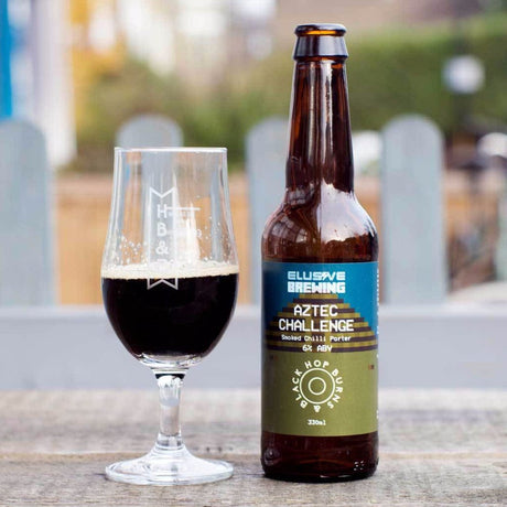 Elusive Brewing & HB&B Aztec Challenge 6% (330ml)-Hop Burns & Black