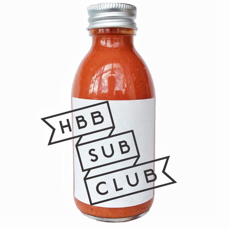 12 month bi-monthly (6 boxes) pre-paid - HB&B Sub Club Burns Box hot sauce subscription-Hop Burns & Black