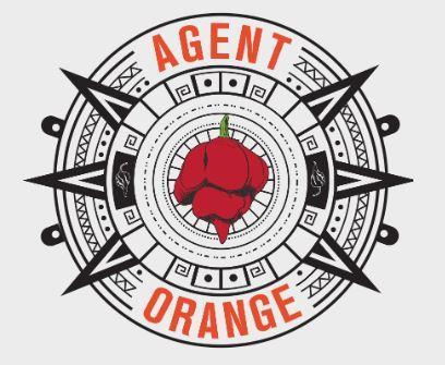 Sacred Chilli Agent Orange Carolina Reaper & Spiced Orange Hot Sauce (150ml)-Hop Burns & Black