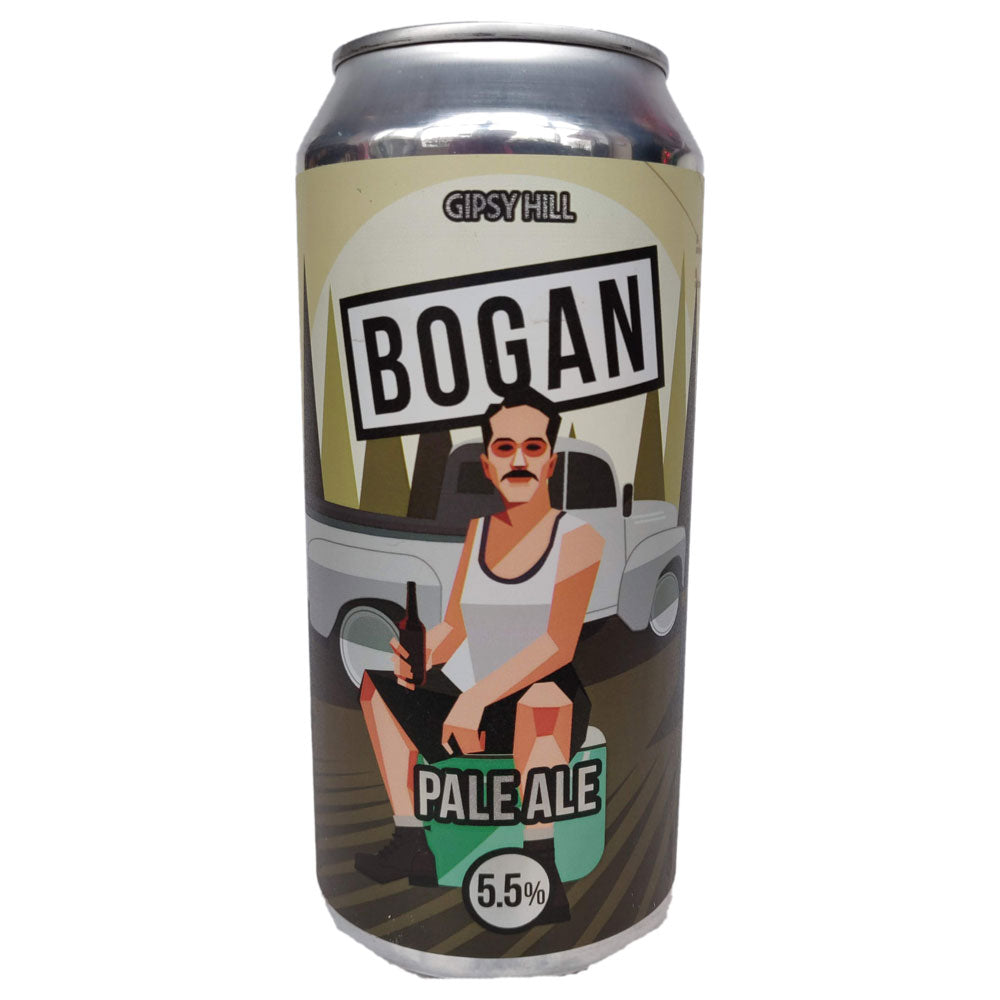 Gipsy Hill Bogan NZ Pale Ale 5.5% (440ml can)-Hop Burns & Black