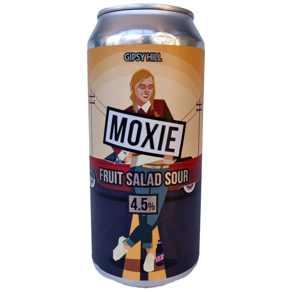 Gipsy Hill Moxie Fruit Salad Sour 4.5% (440ml can)-Hop Burns & Black