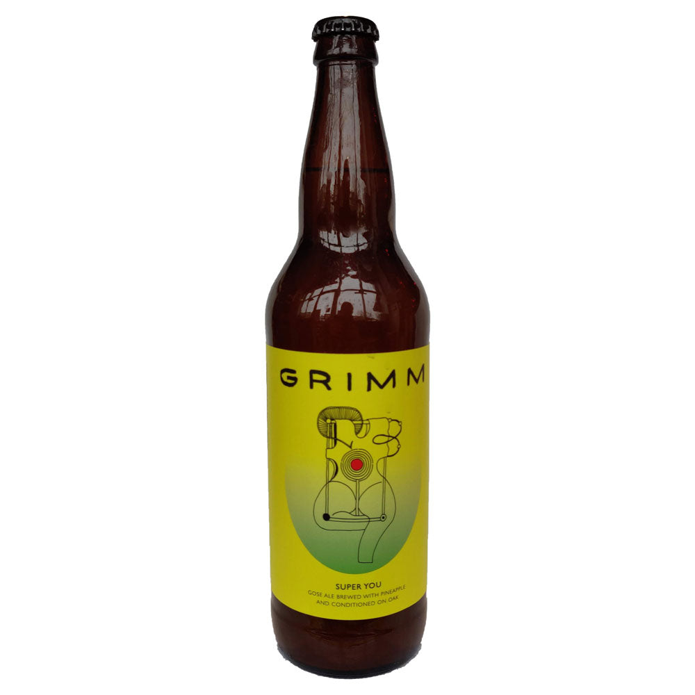 Grimm Artisanal Ales Super You Gose 5.3% (660ml)-Hop Burns & Black