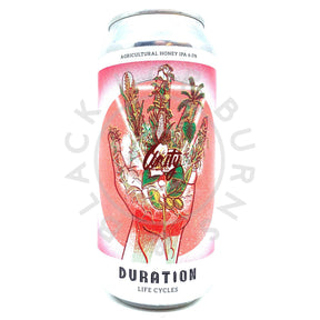 Duration x Unity Life Cycles IPA 6% (440ml can)-Hop Burns & Black