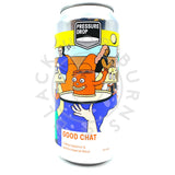 Pressure Drop Good Chat Coffee Hazelnut & Vanilla Imperial Stout 10% (440ml can)-Hop Burns & Black