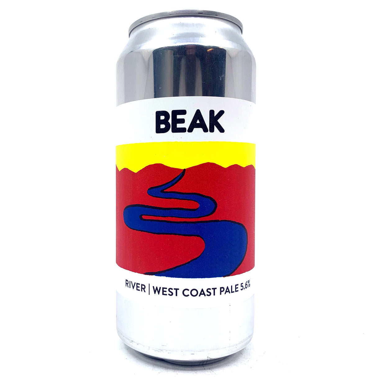 Beak Brewery River West Coast Pale Ale 5.6% (440ml can)-Hop Burns & Black