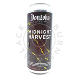 Donzoko Midnight Harvest Coffee Oatmeal Stout 6.8% (500ml can)-Hop Burns & Black