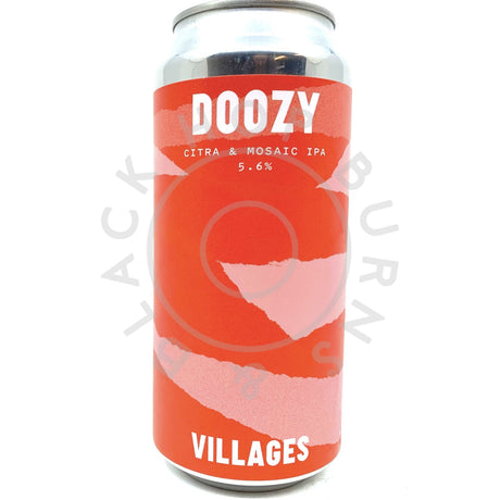 Villages Doozy Citra & Mosaic IPA 5.6% (440ml can)-Hop Burns & Black