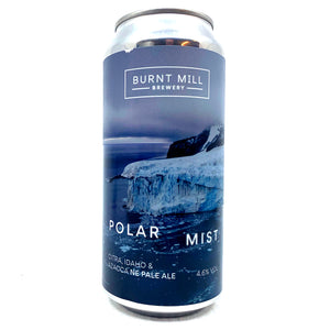Burnt Mill Polar Mist New England Pale Ale 4.6% (440ml can)-Hop Burns & Black