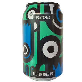 Magic Rock Fantasma Gluten Free IPA 6.5% (330ml can)-Hop Burns & Black