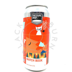 Pressure Drop Match Book New England IPA 7.2% (440ml can)-Hop Burns & Black
