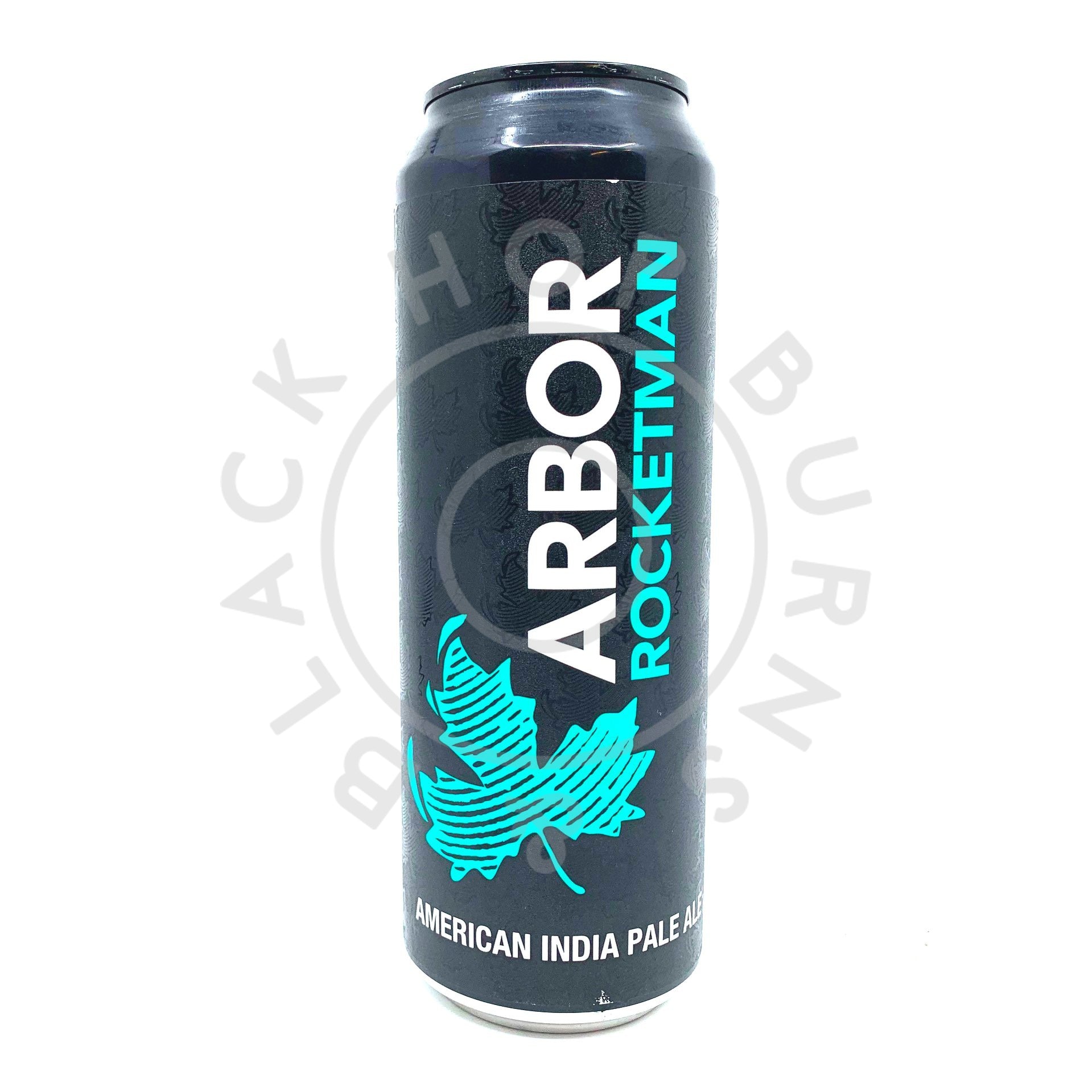 Arbor Rocketman IPA 6% (568ml can)-Hop Burns & Black