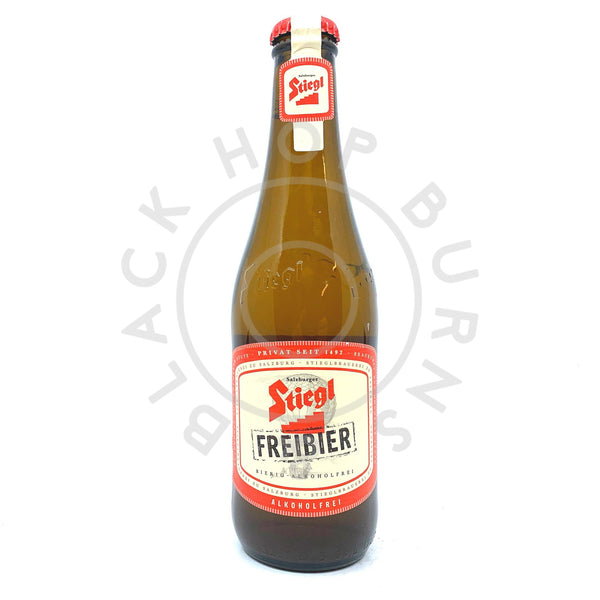Stiegl Freibier Alcohol Free 0.5% (330ml)-Hop Burns & Black