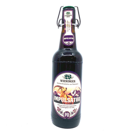 Wieninger Impulsator Doppelbock 7.5% (500ml)-Hop Burns & Black