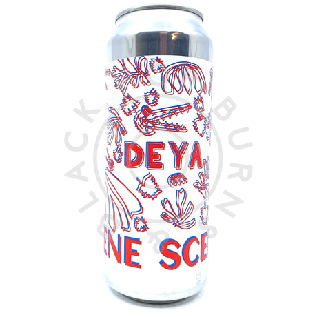 DEYA Scene Scene Double IPA 8% (500ml can)-Hop Burns & Black