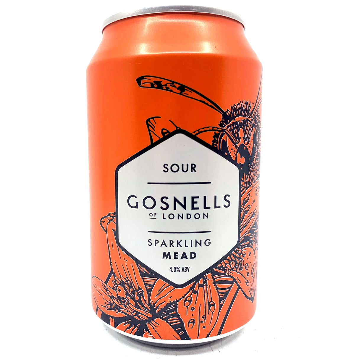 Gosnells Sour Mead 4% (330ml can)-Hop Burns & Black