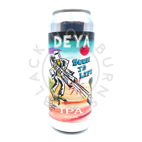 DEYA Such Is Life West Coast IPA 6.8% (500ml can)-Hop Burns & Black