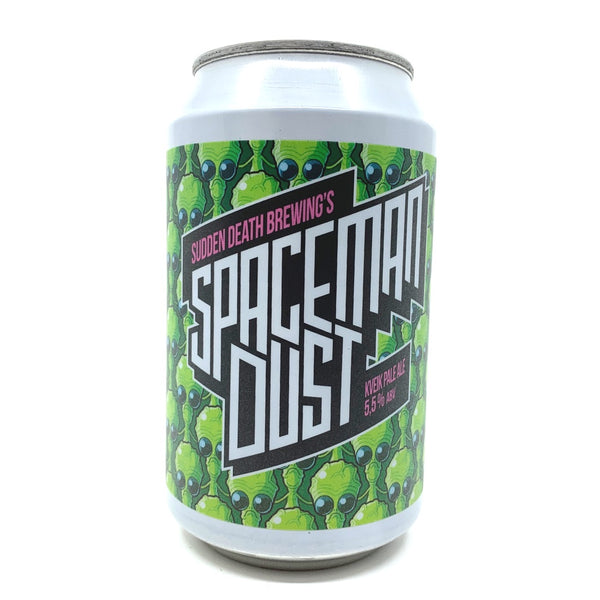 Sudden Death Spaceman Dust Pale Ale 5.5% (330ml can)-Hop Burns & Black