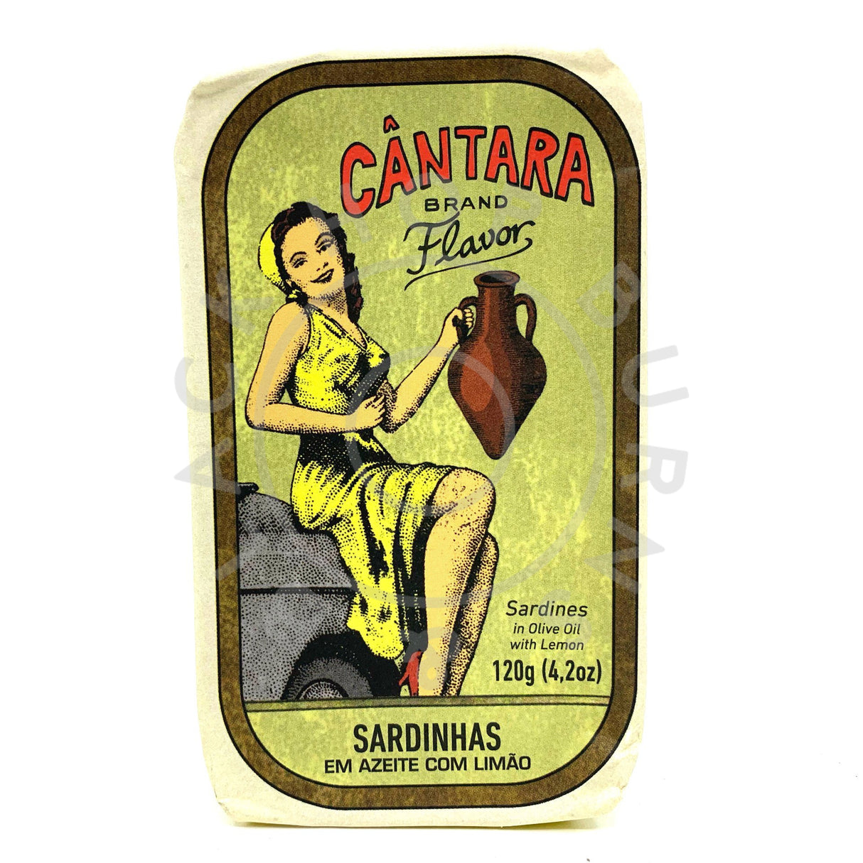 Cantara Small Sardines with Lemon (120g)-Hop Burns & Black