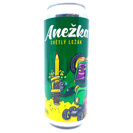 Pivovar Clock 11 Anezka Pilsener 4.5% (500ml can)-Hop Burns & Black