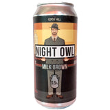 Gipsy Hill Night Owl Milk Brown 5.5% (440ml can)-Hop Burns & Black