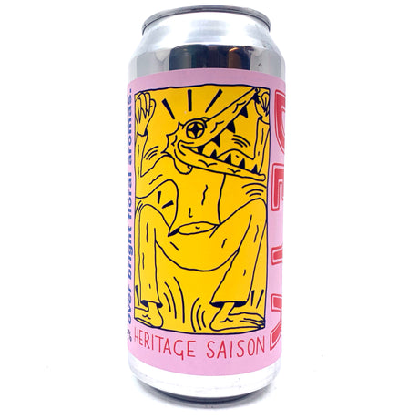DEYA Heritage Saison 3.8% (440ml can)-Hop Burns & Black