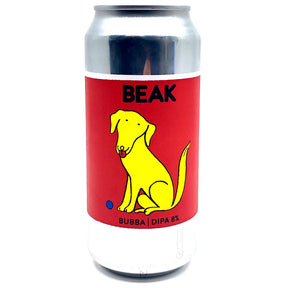 Beak Brewery Bubba Double IPA 8% (440ml can)-Hop Burns & Black