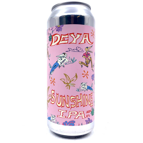 DEYA Sunshine IPA 6% (500ml can)-Hop Burns & Black